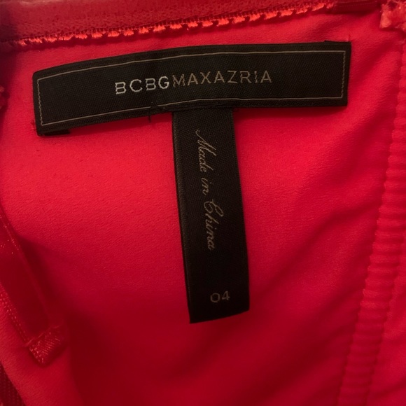 Red BCBG mini dress - Picture 3 of 3